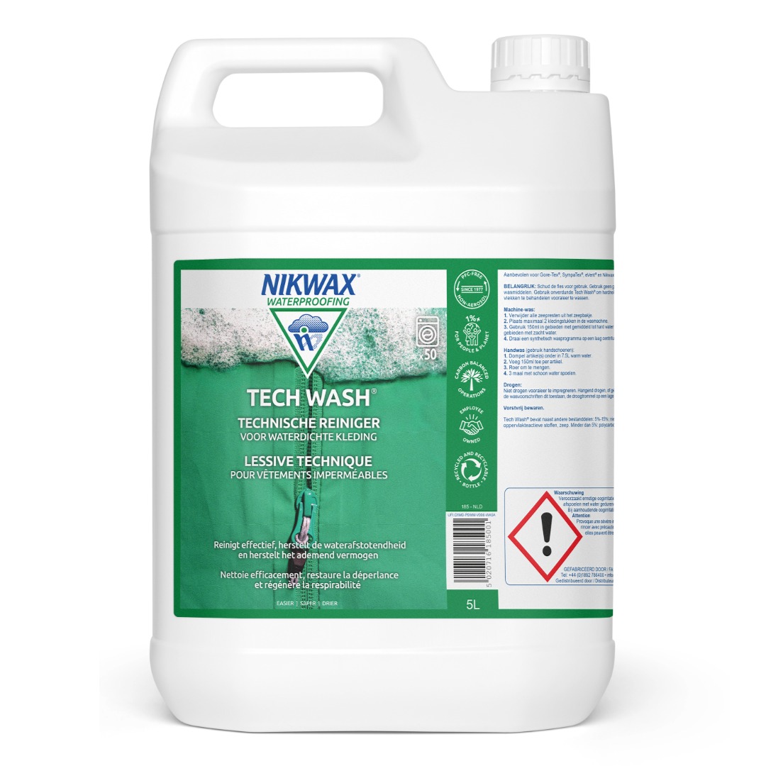 Nikwax - Tech Wash 5L Wasmiddel